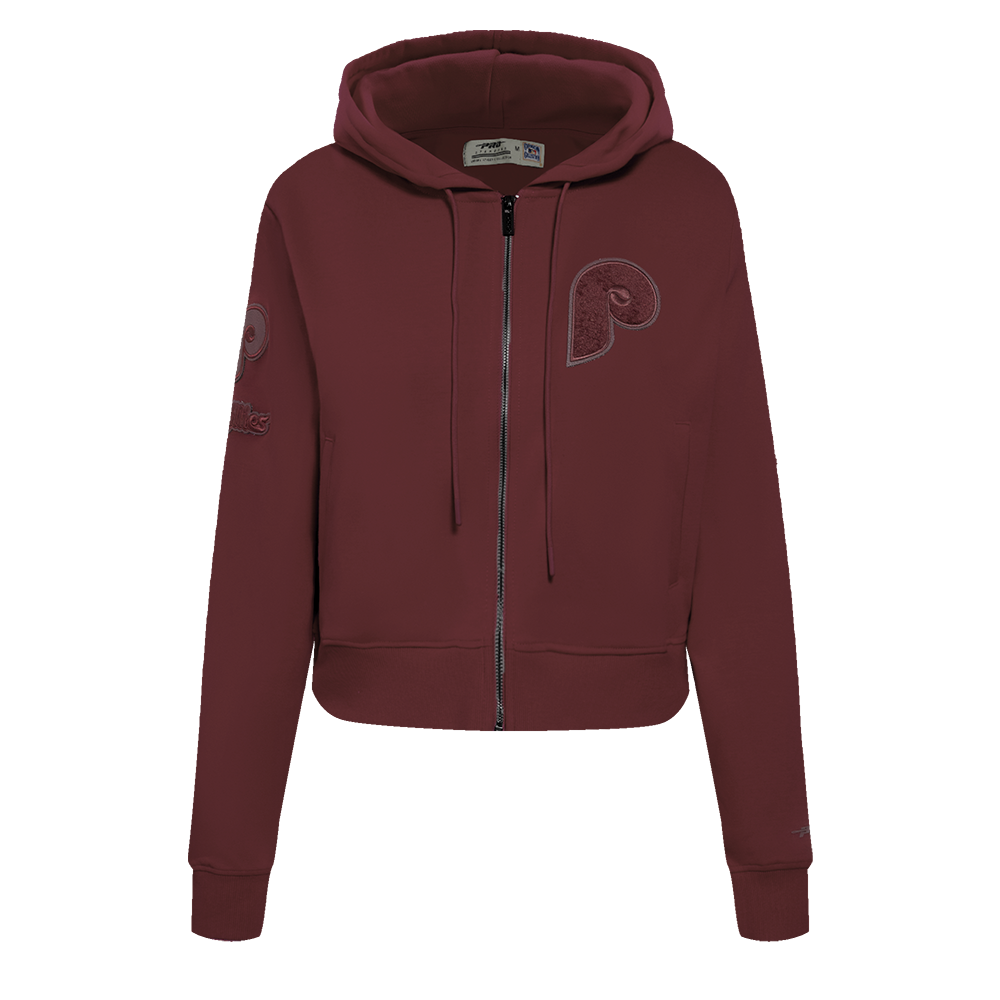 SUDADERA CON CIERRE MLB PHILADELPHIA PHILLIES TRIPLE TONAL PARA MUJER