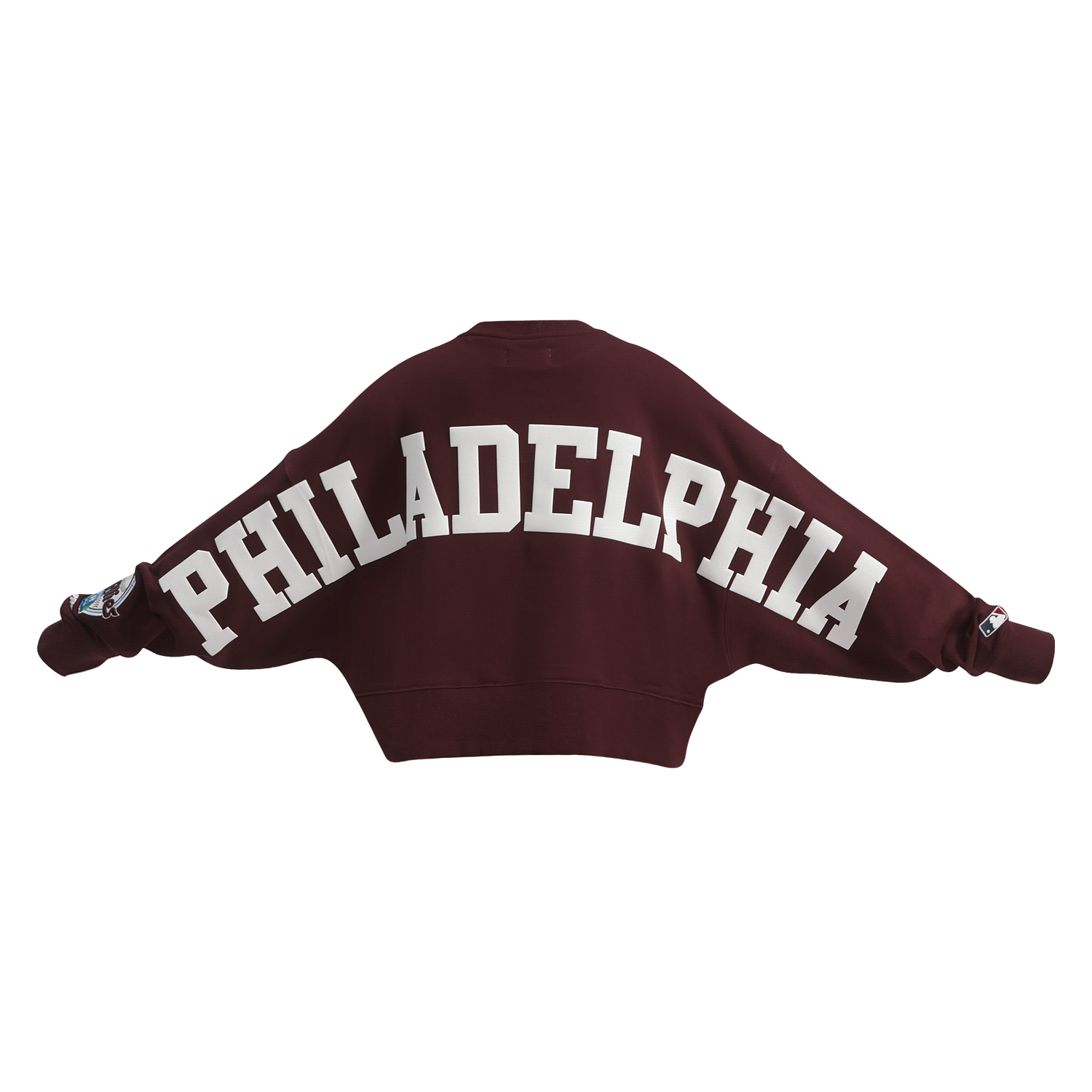 SUDADERA DE CUELLO REDONDO MLB PHILADELPHIA PHILLIES WINGSPAN PARA MUJER