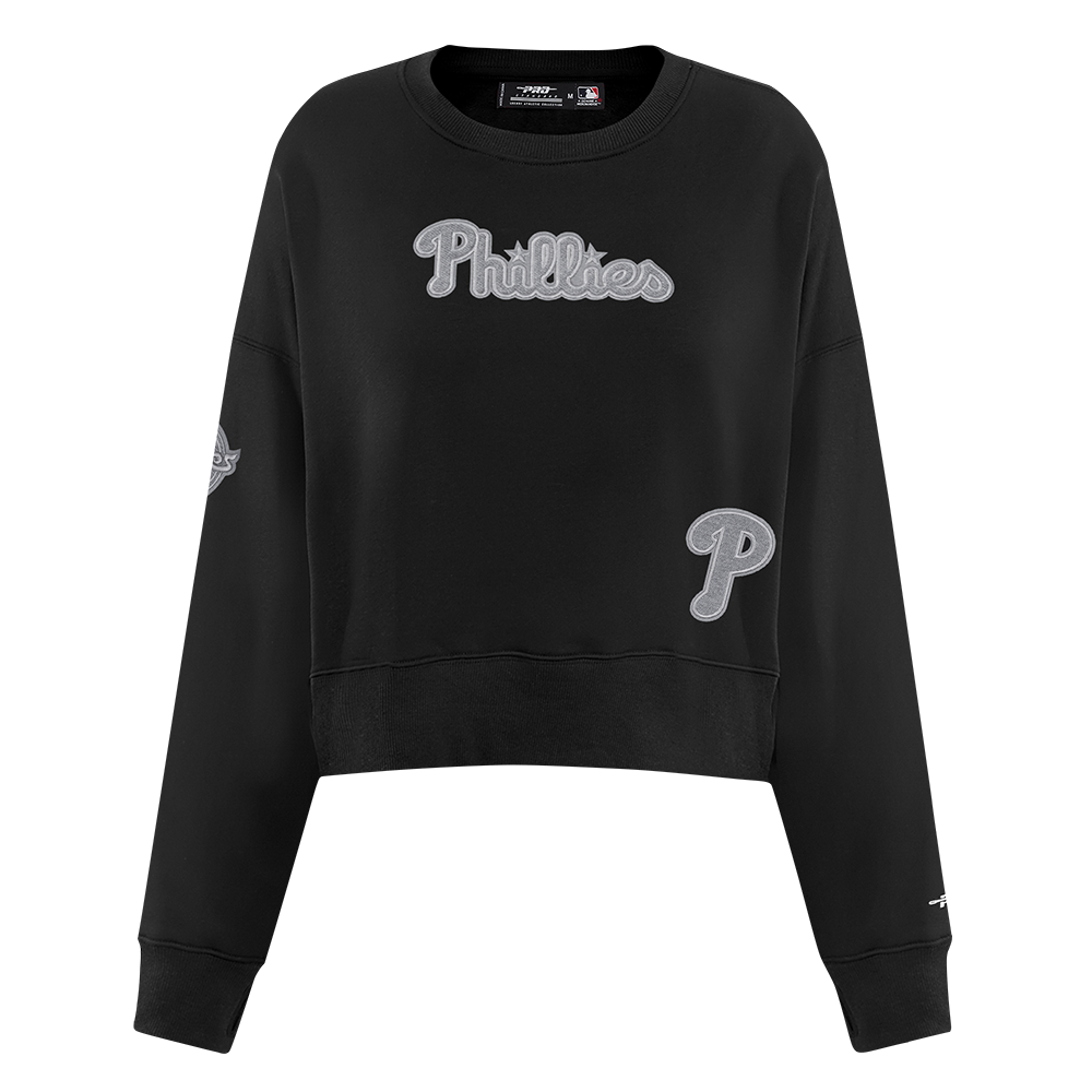 SUDADERA DE CUELLO REDONDO MLB PHILADELPHIA PHILLIES REVERSE FRENCH TERRY PARA MUJER
