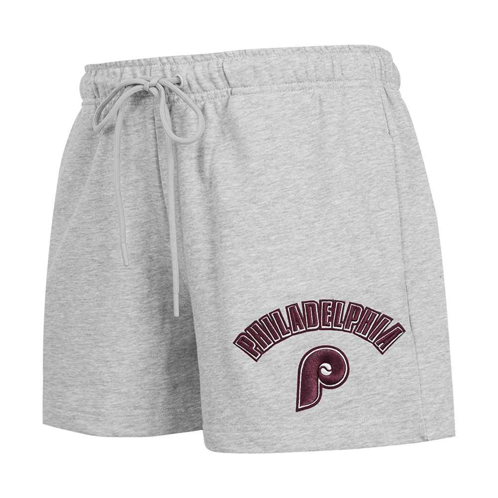 SHORTS DE ALGODÓN MLB PHILADELPHIA PHILLIES CLASSIC ESSENTIALS PARA MUJER