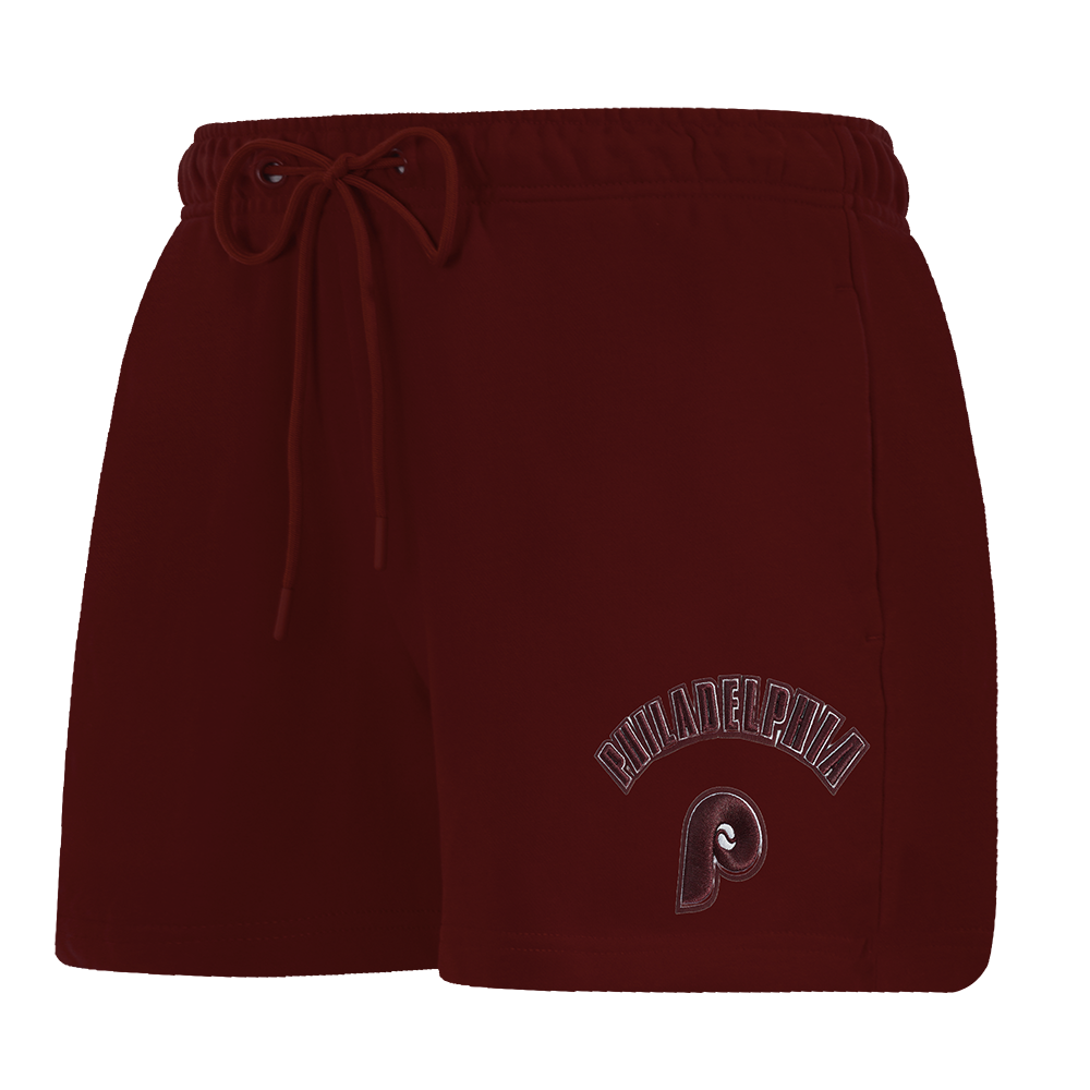 SHORTS DE ALGODÓN MLB PHILADELPHIA PHILLIES CLASSIC ESSENTIALS PARA MUJER