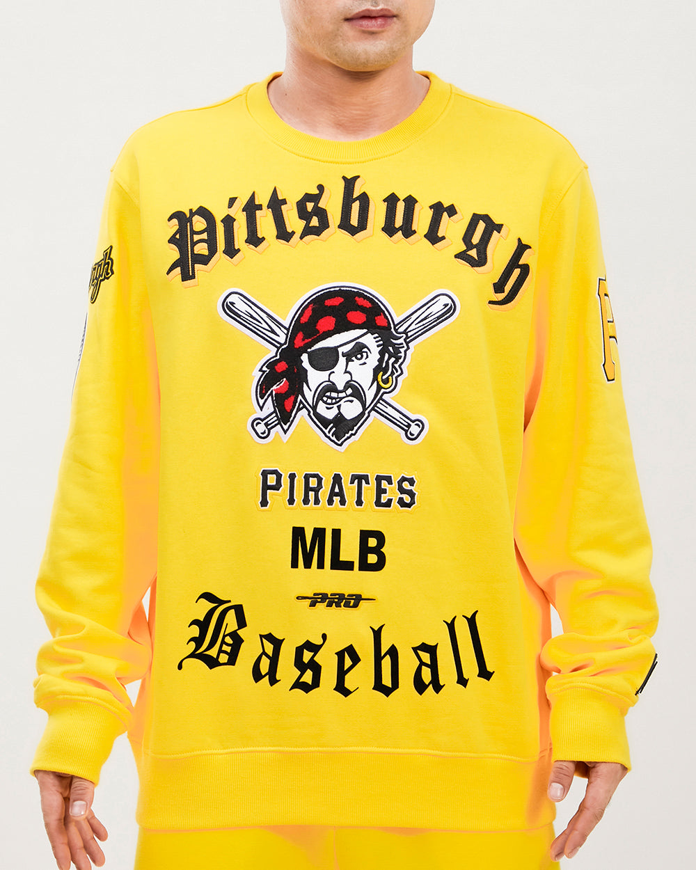 SUDADERA DE CUELLO REDONDO MLB PITTSBURGH PIRATES OLD ENGLISH