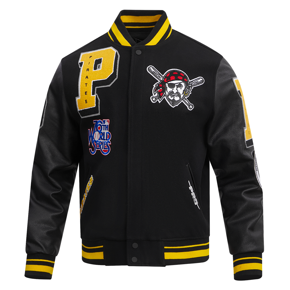 CHAMARRA UNIVERSITARIA MLB PITTSBURGH PIRATES MASH UP