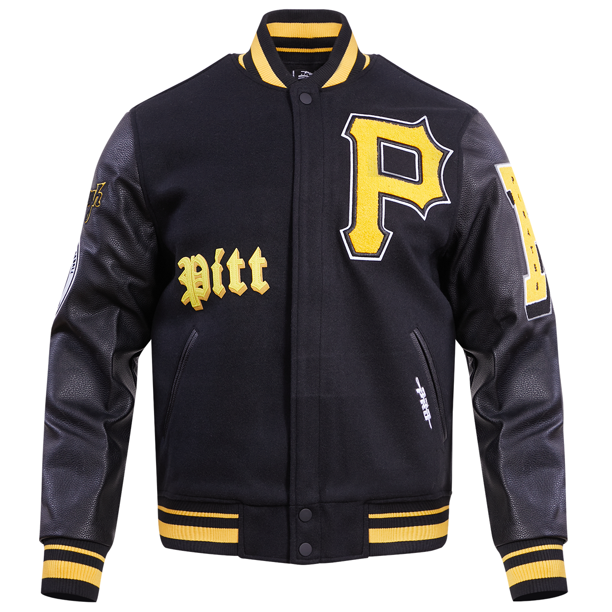 CHAMARRA UNIVERSITARIA MLB PITTSBURGH PIRATES OLD ENGLISH