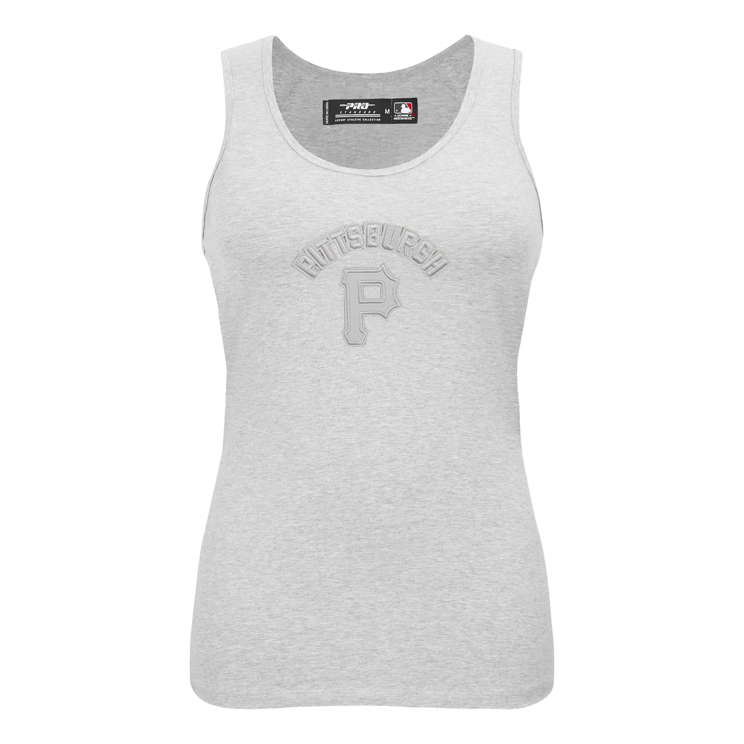 SIN MANGAS DE CORTE RELAJADO MLB PITTSBURGH PIRATES TRIPLE TONAL PARA MUJER
