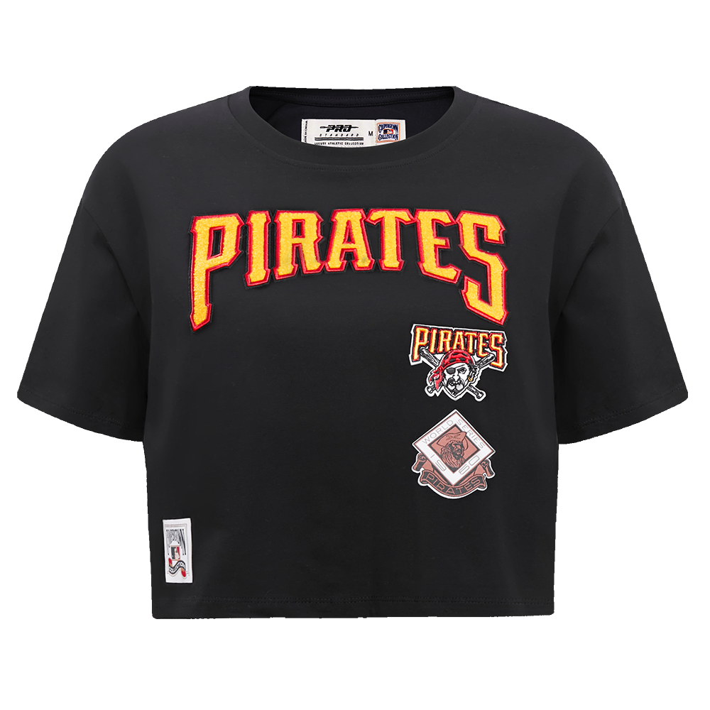 MANGA CORTA CROP MLB PITTSBURGH PIRATES RETRO CLASSICS PARA MUJER