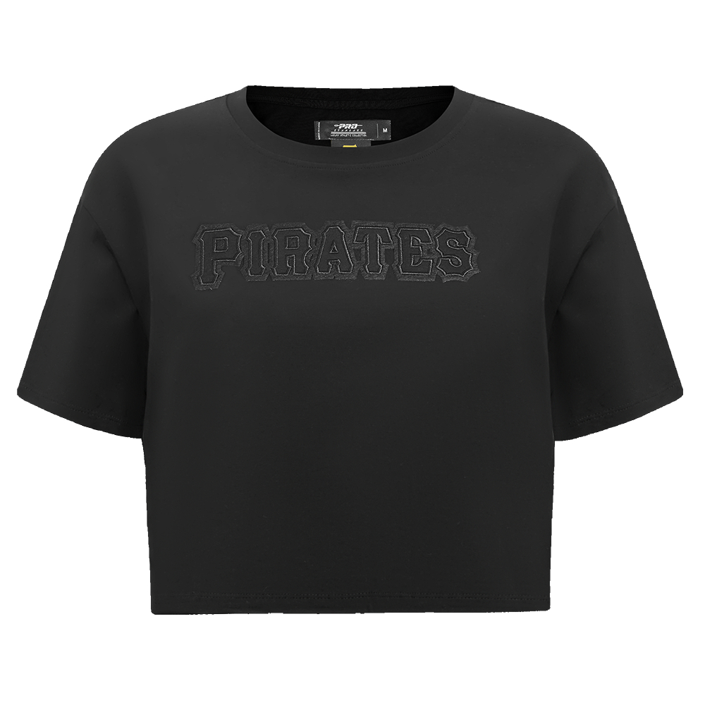 MANGA CORTA CROP MLB PITTSBURGH PIRATES NEUTRAL PARA MUJER