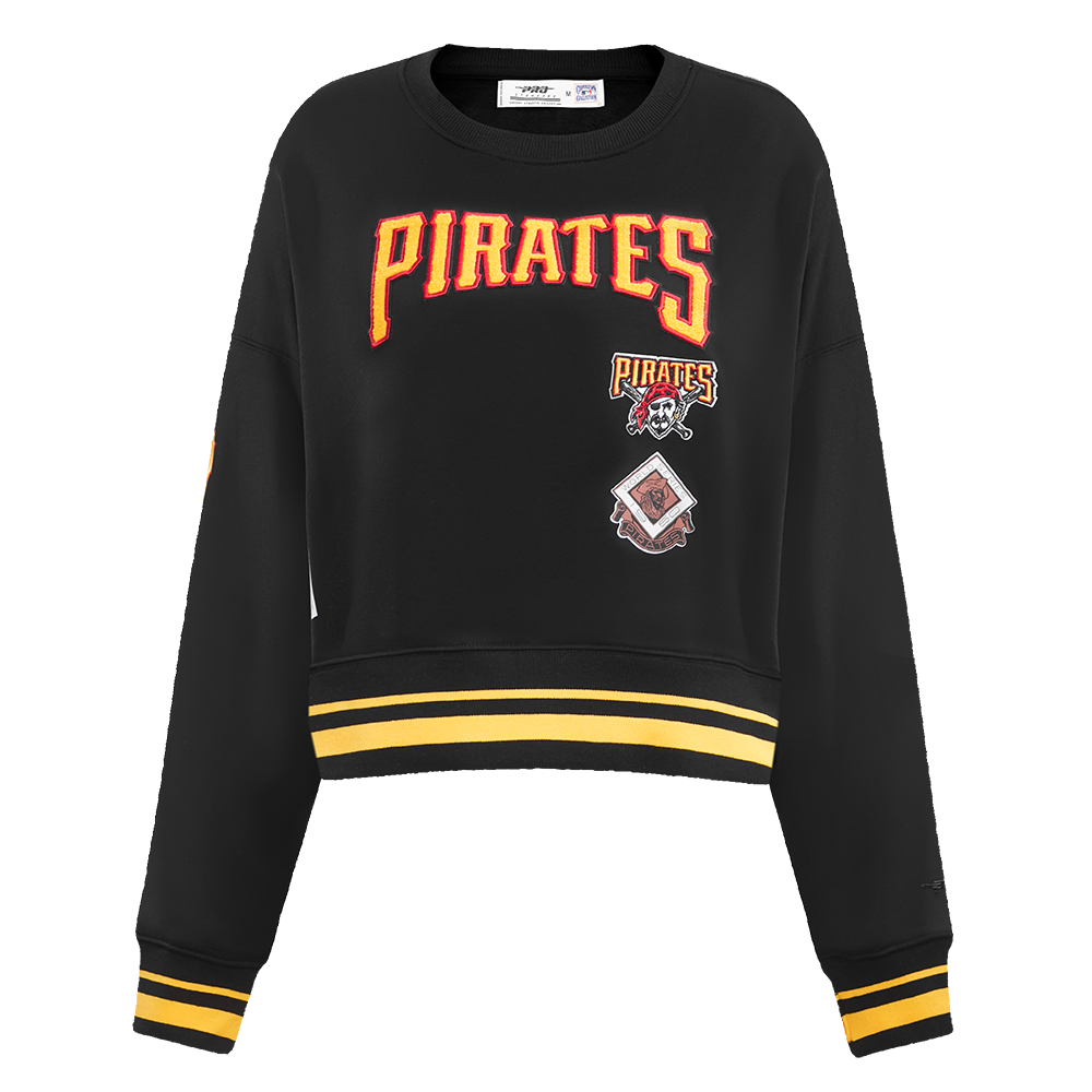 SUDADERA DE CUELLO REDONDO MLB PITTSBURGH PIRATES RETRO CLASSICS PARA MUJER