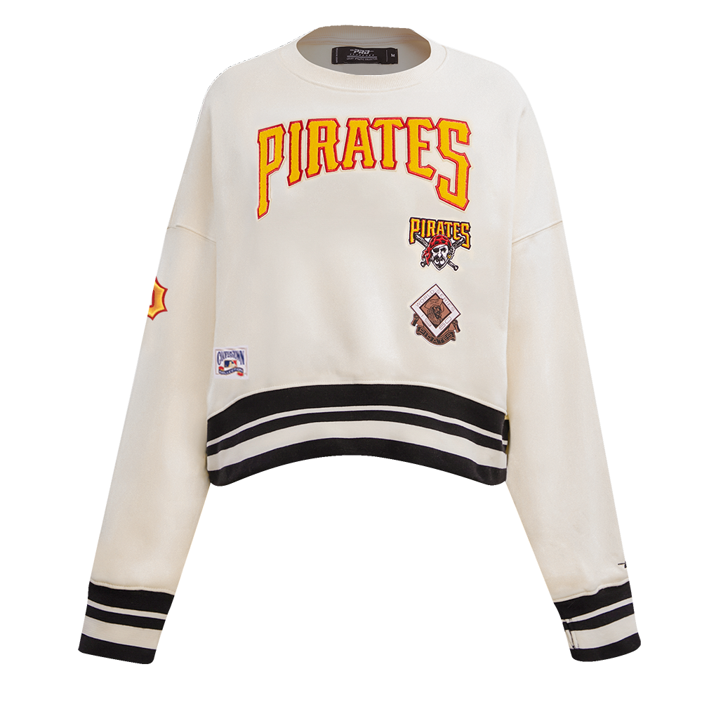 SUDADERA DE CUELLO REDONDO MLB PITTSBURGH PIRATES RETRO CLASSICS PARA MUJER