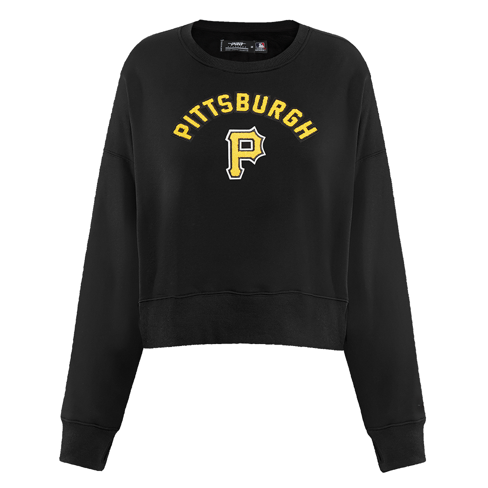 SUDADERA DE CUELLO REDONDO MLB PITTSBURGH PIRATES CLASSIC CHENILLE PARA MUJER