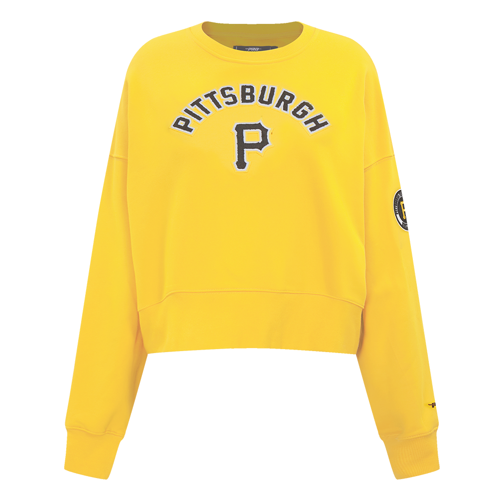 SUDADERA DE CUELLO REDONDO MLB PITTSBURGH PIRATES CLASSIC CHENILLE PARA MUJER