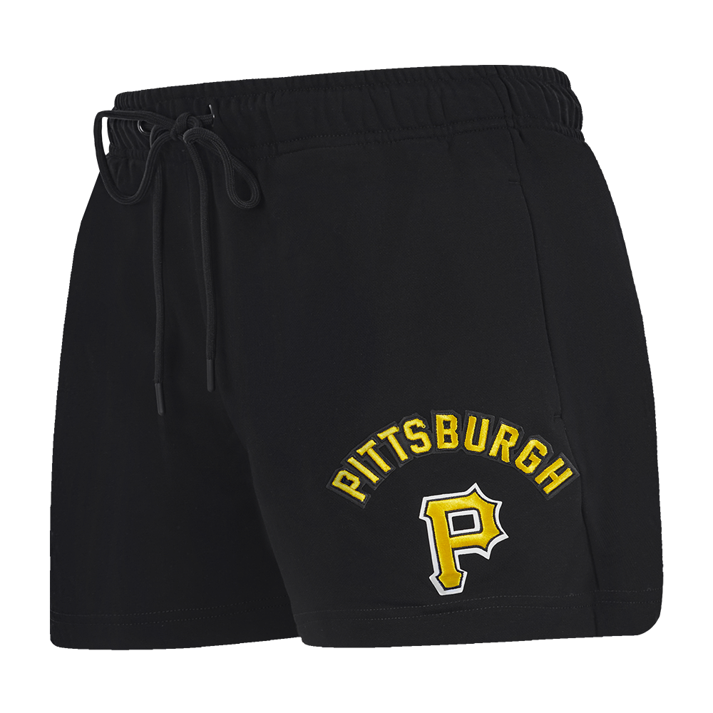 SHORTS DE ALGODÓN MLB PITTSBURGH PIRATES CLASSIC ESSENTIALS PARA MUJER