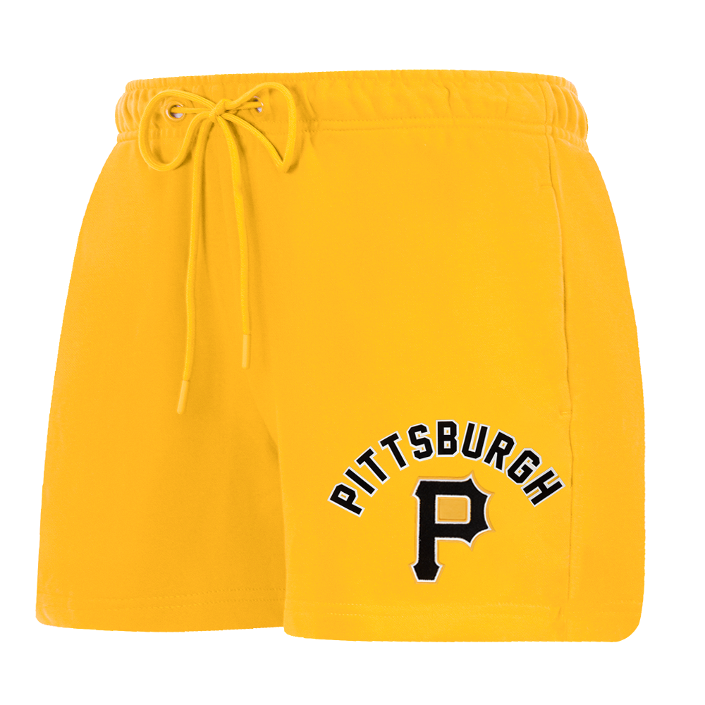 SHORTS DE ALGODÓN MLB PITTSBURGH PIRATES CLASSIC ESSENTIALS PARA MUJER