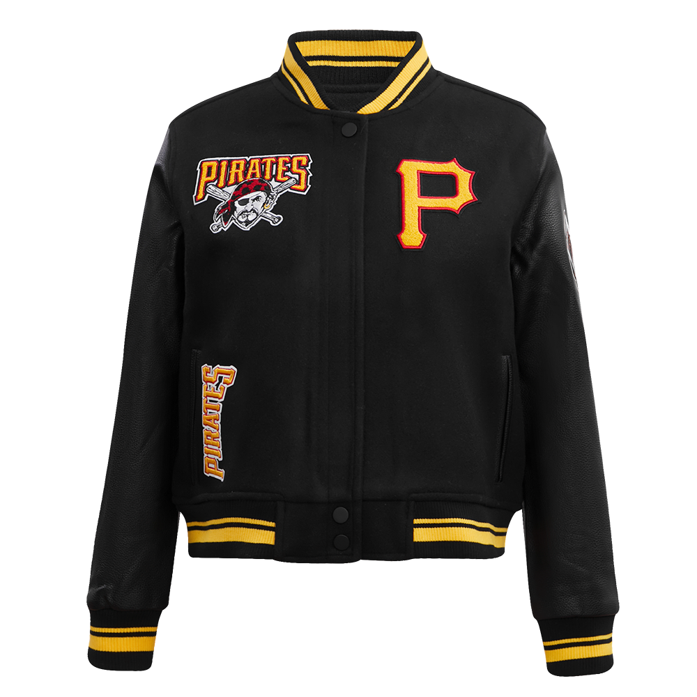 CHAMARRA UNIVERSITARIA MLB PITTSBURGH PIRATES RETRO CLASSICS PARA MUJER