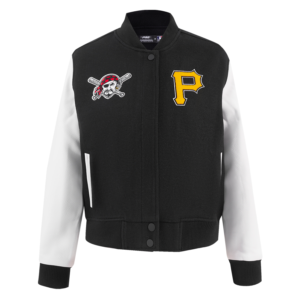 CHAMARRA UNIVERSITARIA MLB PITTSBURGH PIRATES CLASSIC ESSENTIALS PARA MUJER