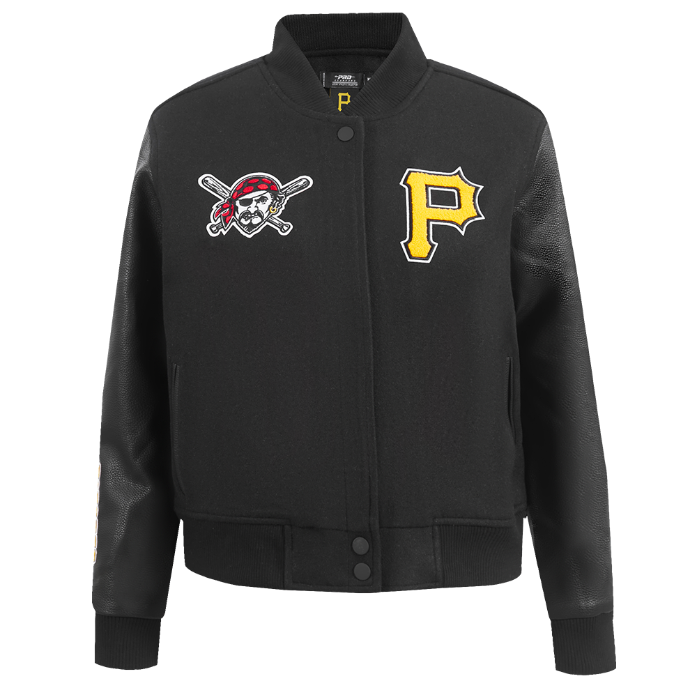 CHAMARRA UNIVERSITARIA MLB PITTSBURGH PIRATES CLASSIC ESSENTIALS PARA MUJER