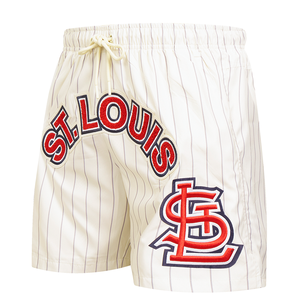 SHORTS DE ALGODÓN MLB ST. LOUIS CARDINALS PINSTRIPE RETRO CLASSIC