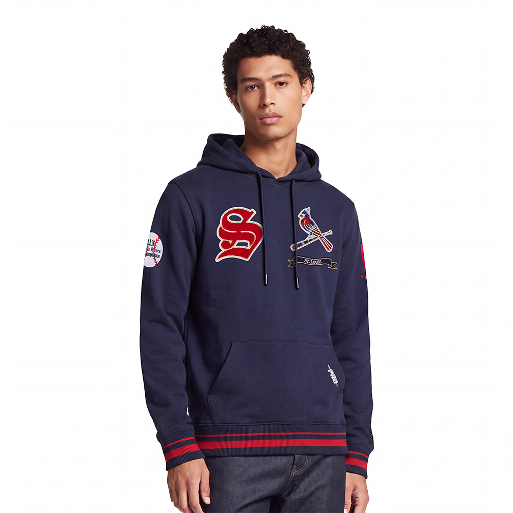 SUDADERA CON GORRO MLB ST. LOUIS CARDINALS PRO PREP