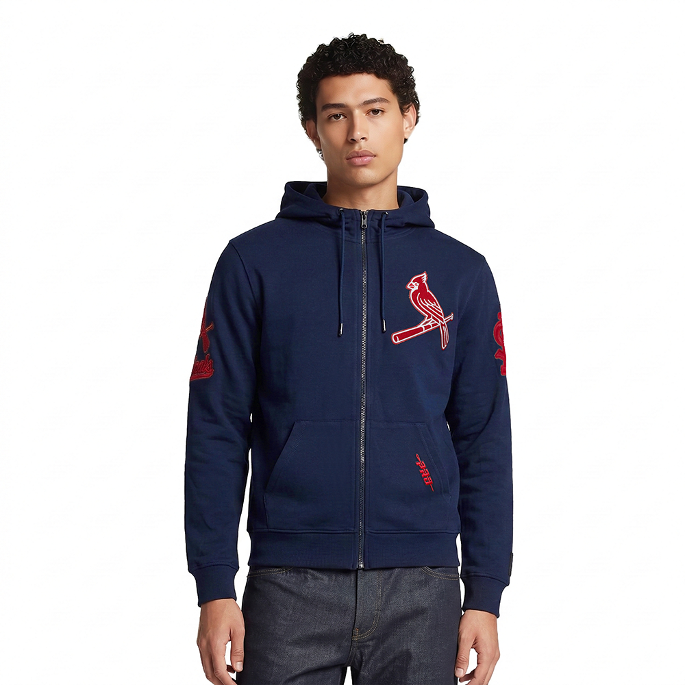 SUDADERA CON CIERRE MLB ST. LOUIS CARDINALS
