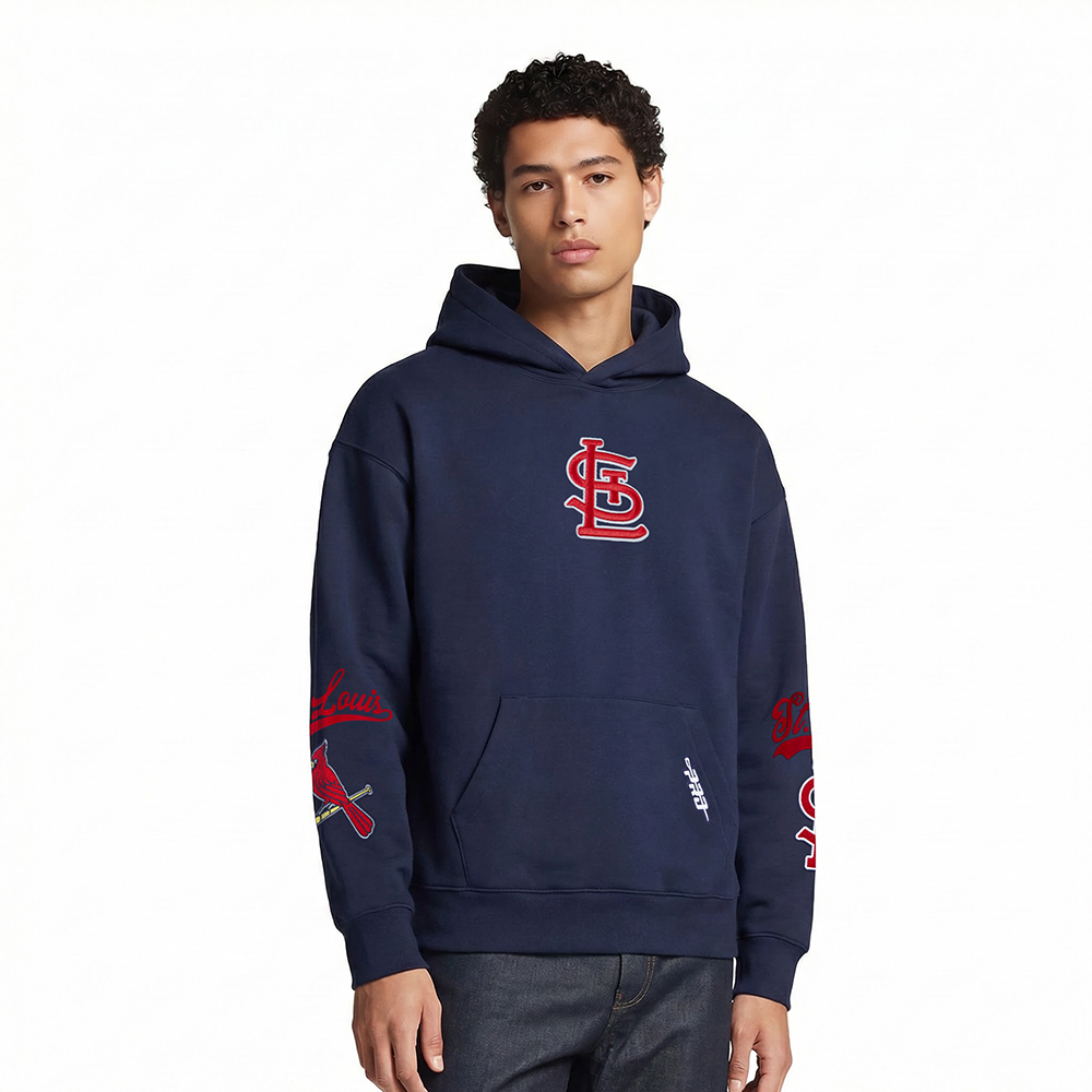 SUDADERA CON GORRO MLB ST. LOUIS CARDINALS LIVING LARGE