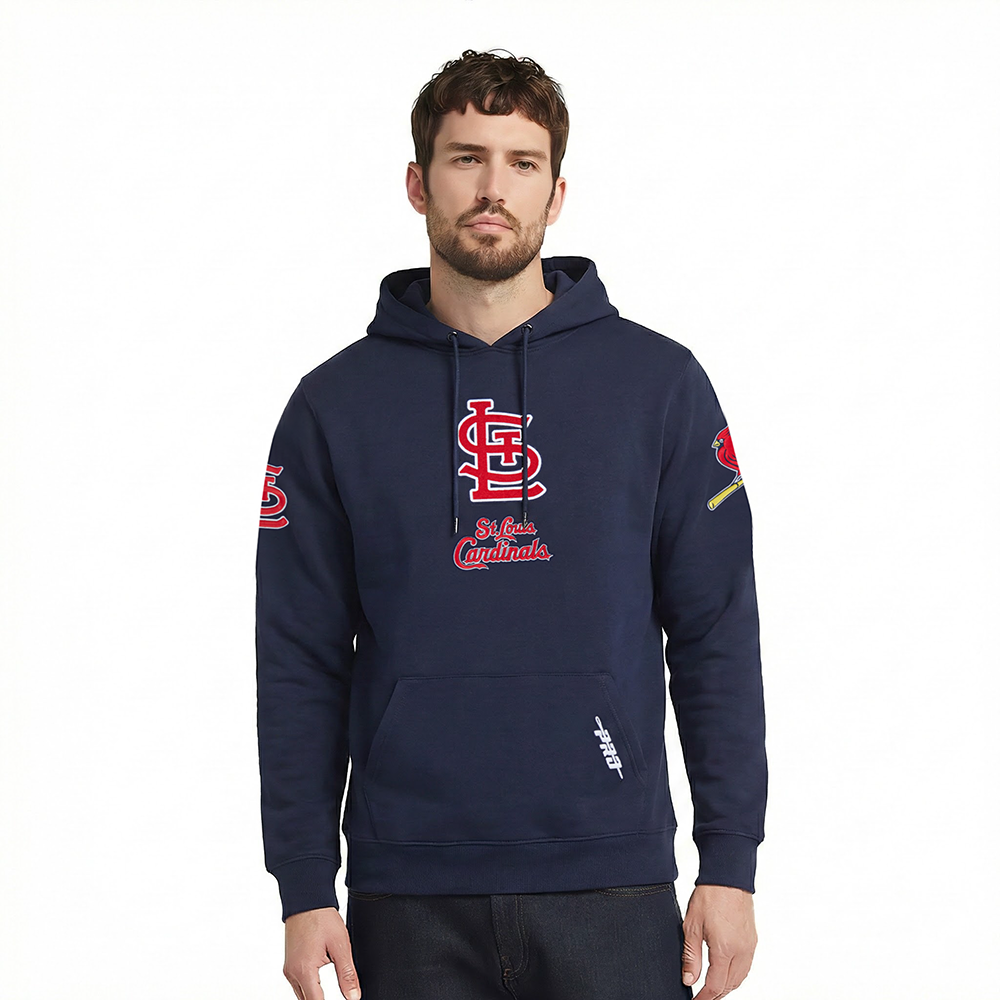 SUDADERA CON GORRO MLB ST. LOUIS CARDINALS CLASSIC CHENILLE