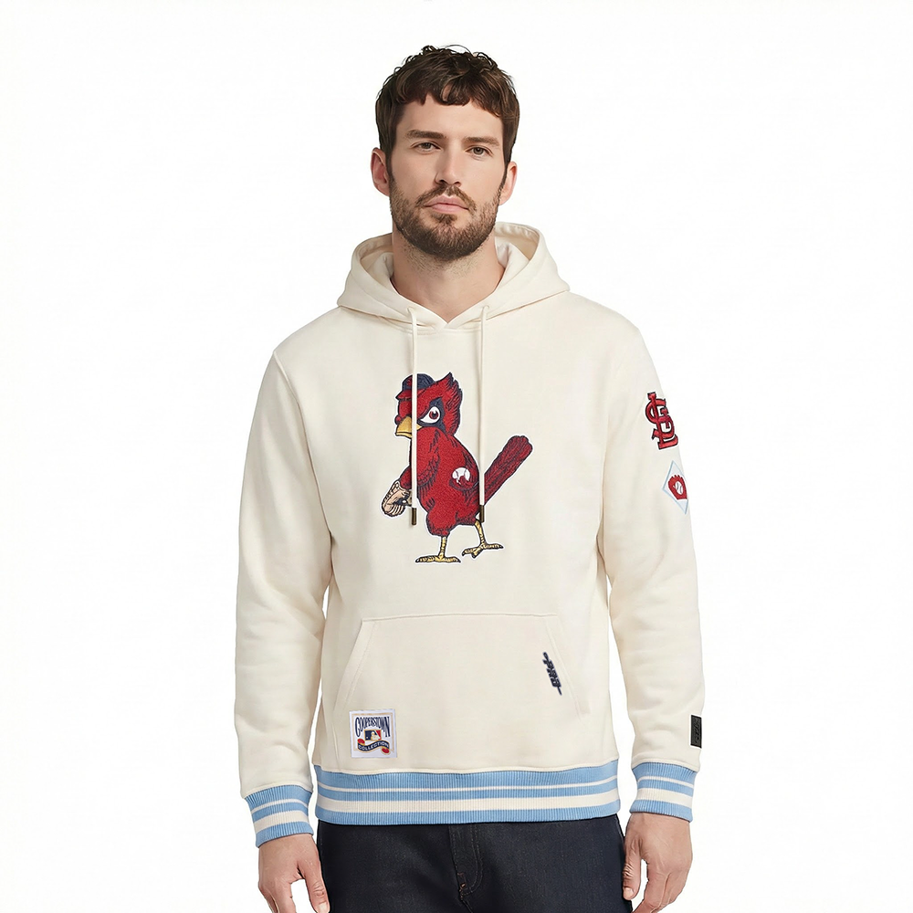 SUDADERA CON GORRO MLB ST. LOUIS CARDINALS RETRO CLASSICS