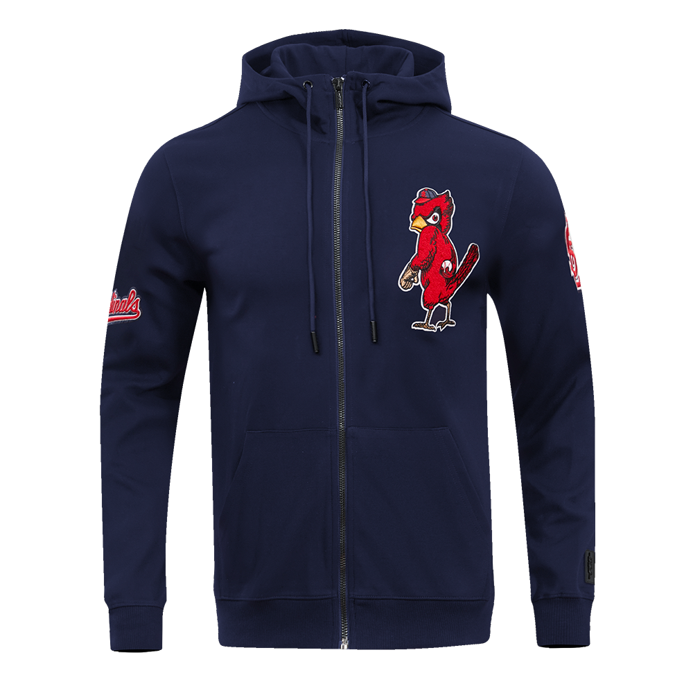 SUDADERA CON CIERRE MLB ST. LOUIS CARDINALS CLASSIC CHENILLE