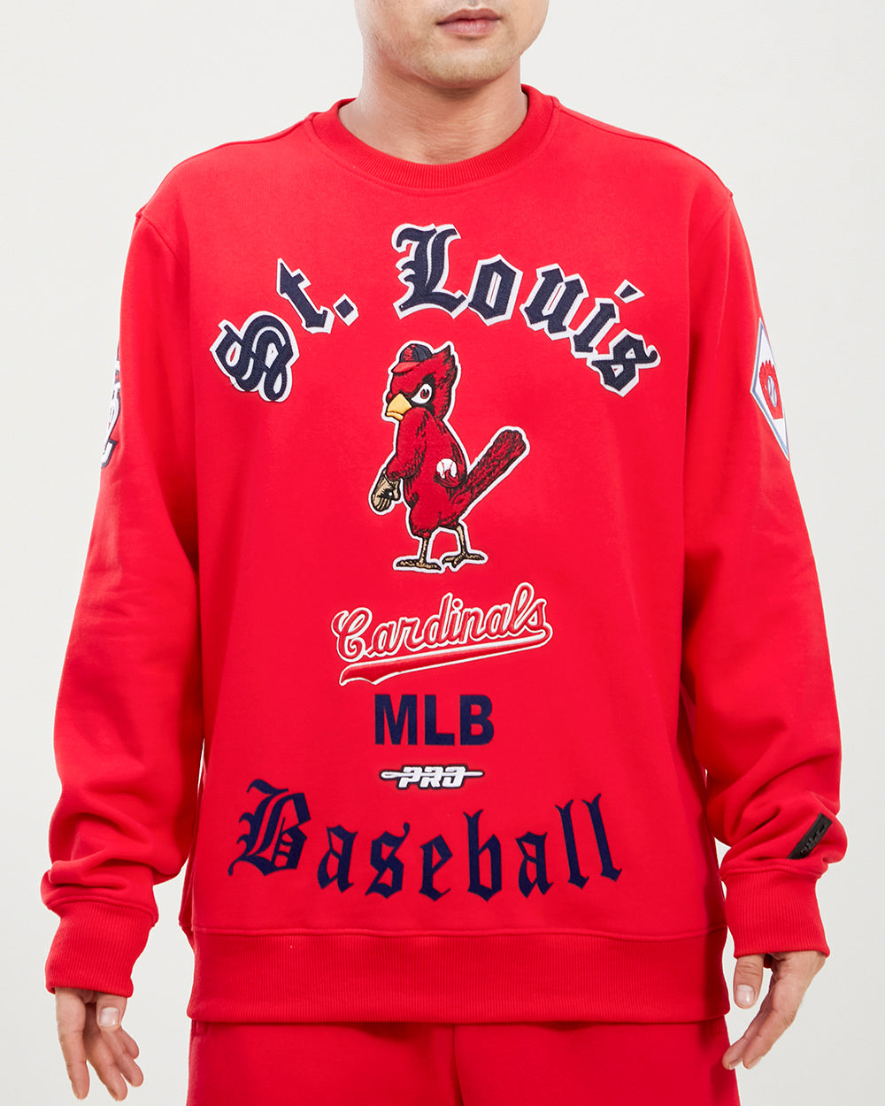 SUDADERA DE CUELLO REDONDO MLB ST. LOUIS CARDINALS OLD ENGLISH