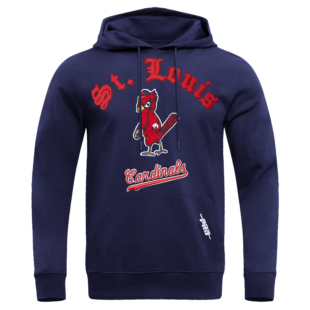 SUDADERA CON GORRO MLB ST. LOUIS CARDINALS OLD ENGLISH