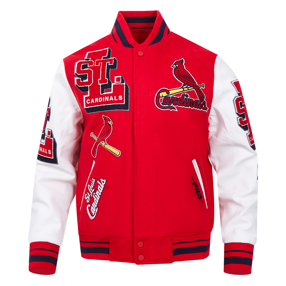 CHAMARRA UNIVERSITARIA MLB ST. LOUIS CARDINALS MASH UP