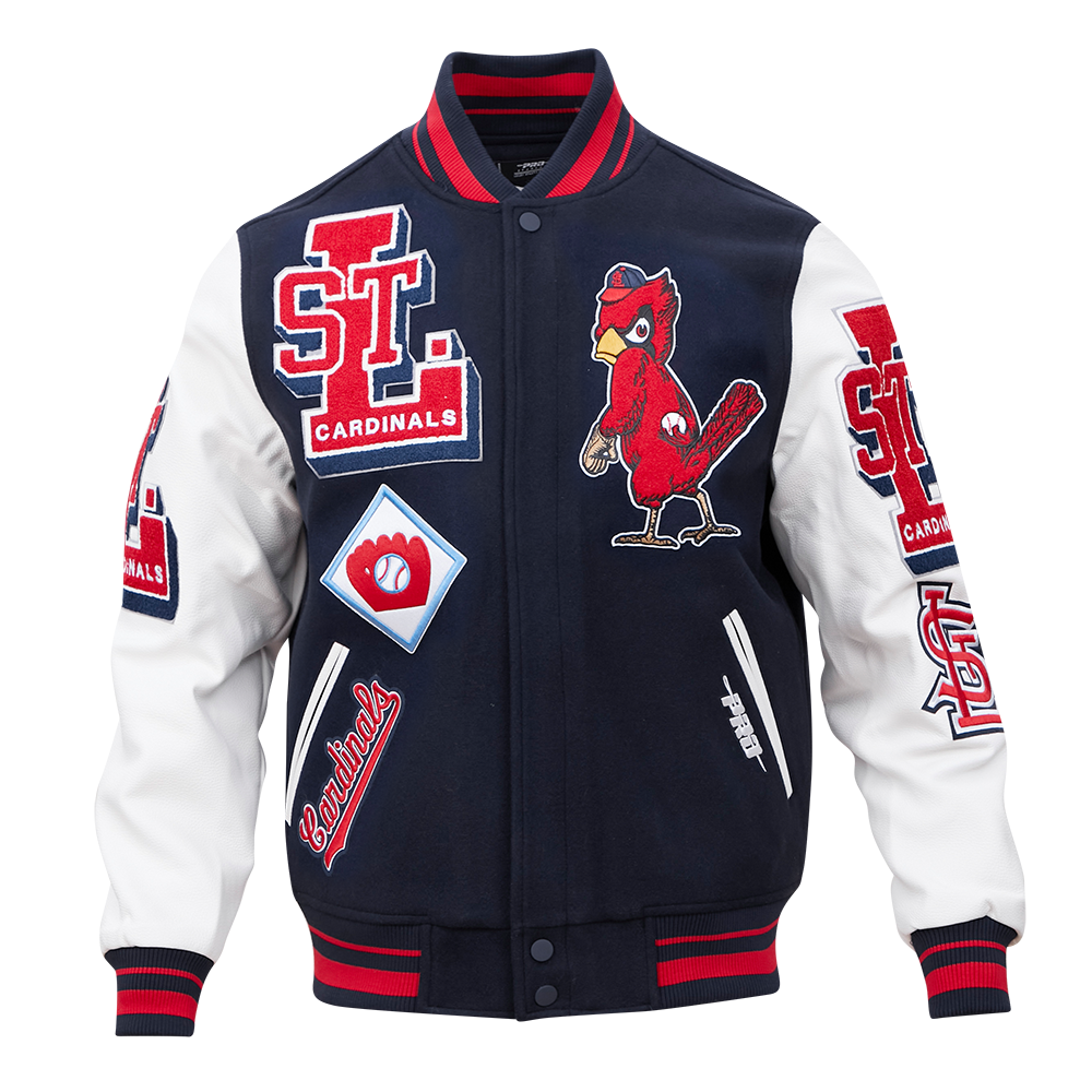 CHAMARRA UNIVERSITARIA MLB ST. LOUIS CARDINALS MASH UP