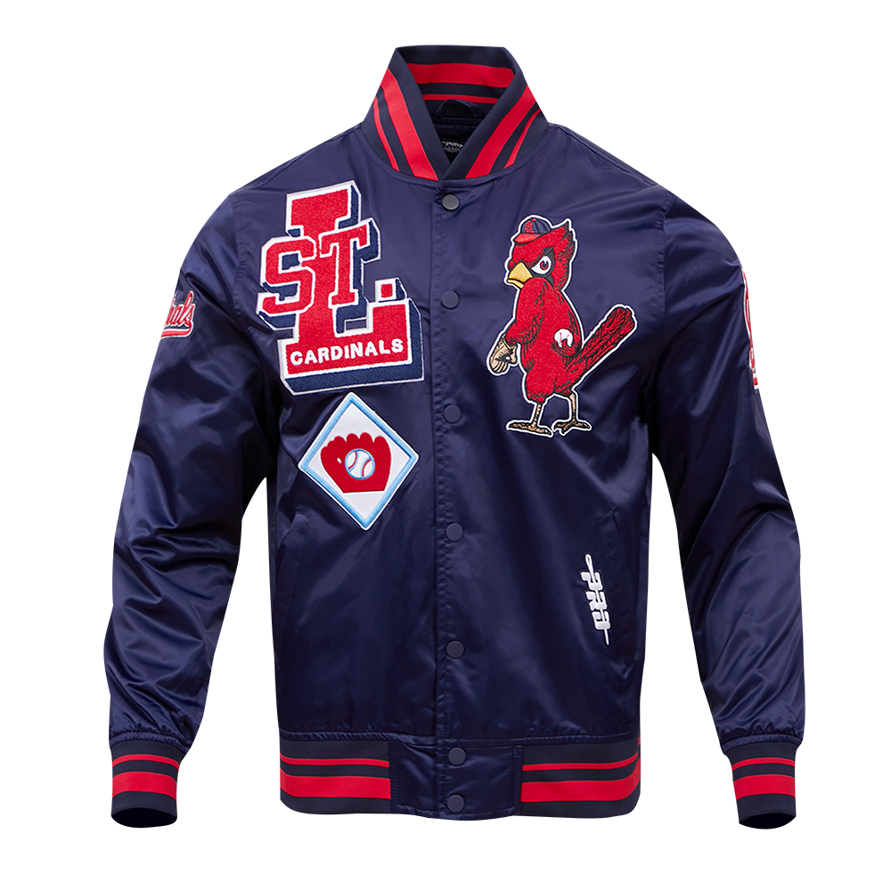 CHAMARRA DE SATÍN MLB ST. LOUIS CARDINALS MASH UP