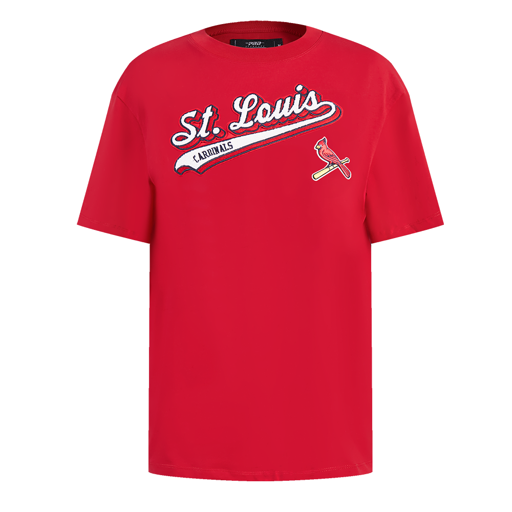 MANGA CORTA BOYFRIEND MLB ST. LOUIS CARDINALS SCRIPT TAIL PARA MUJER