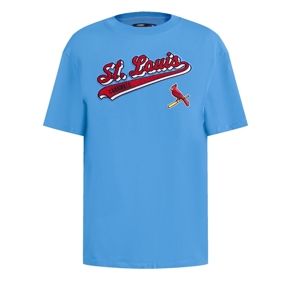 MANGA CORTA BOYFRIEND MLB ST. LOUIS CARDINALS SCRIPT TAIL PARA MUJER