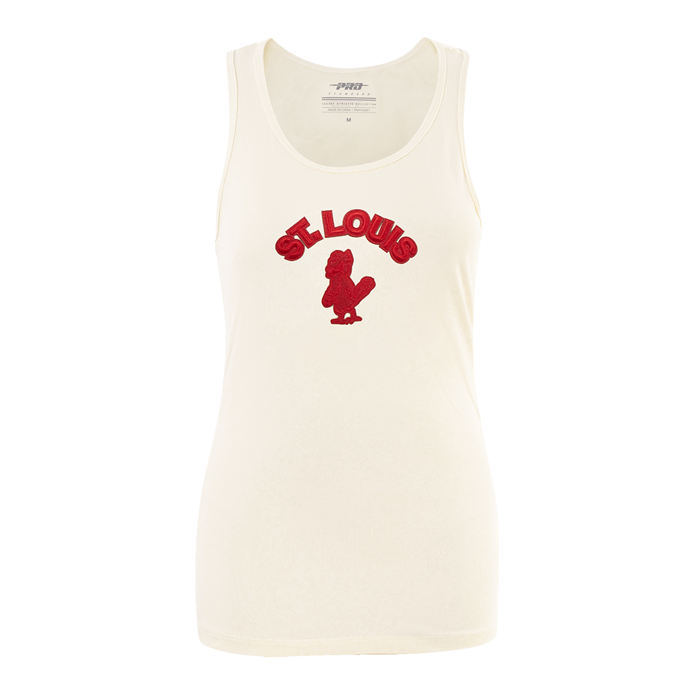 PLAYERA DE TIRANTES MLB ST. LOUIS CARDINALS TRIPLE TONAL PARA MUJER