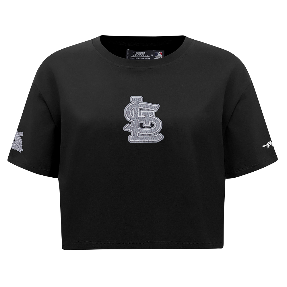 MANGA CORTA CROP MLB ST. LOUIS CARDINALS REVERSE FRENCH TERRY PARA MUJER