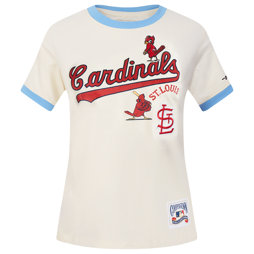 MANGA CORTA MLB ST. LOUIS CARDINALS RETRO CASCADE PARA MUJER