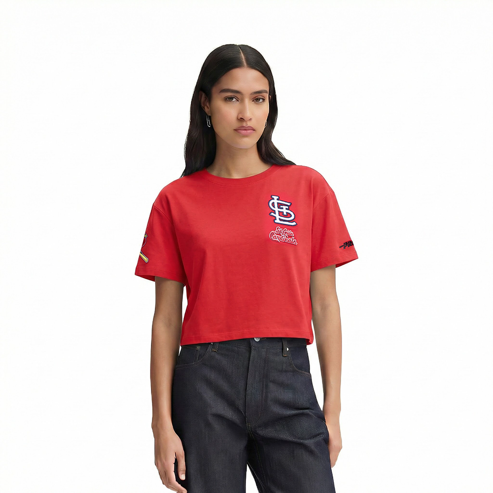 MANGA CORTA MLB ST. LOUIS CARDINALS CLASSIC CHENILLE PARA MUJER