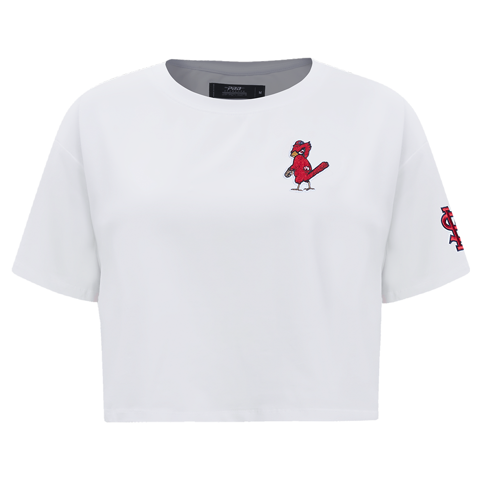 MANGA CORTA CROP MLB ST. LOUIS CARDINALS CLASSIC ESSENTIALS PARA MUJER