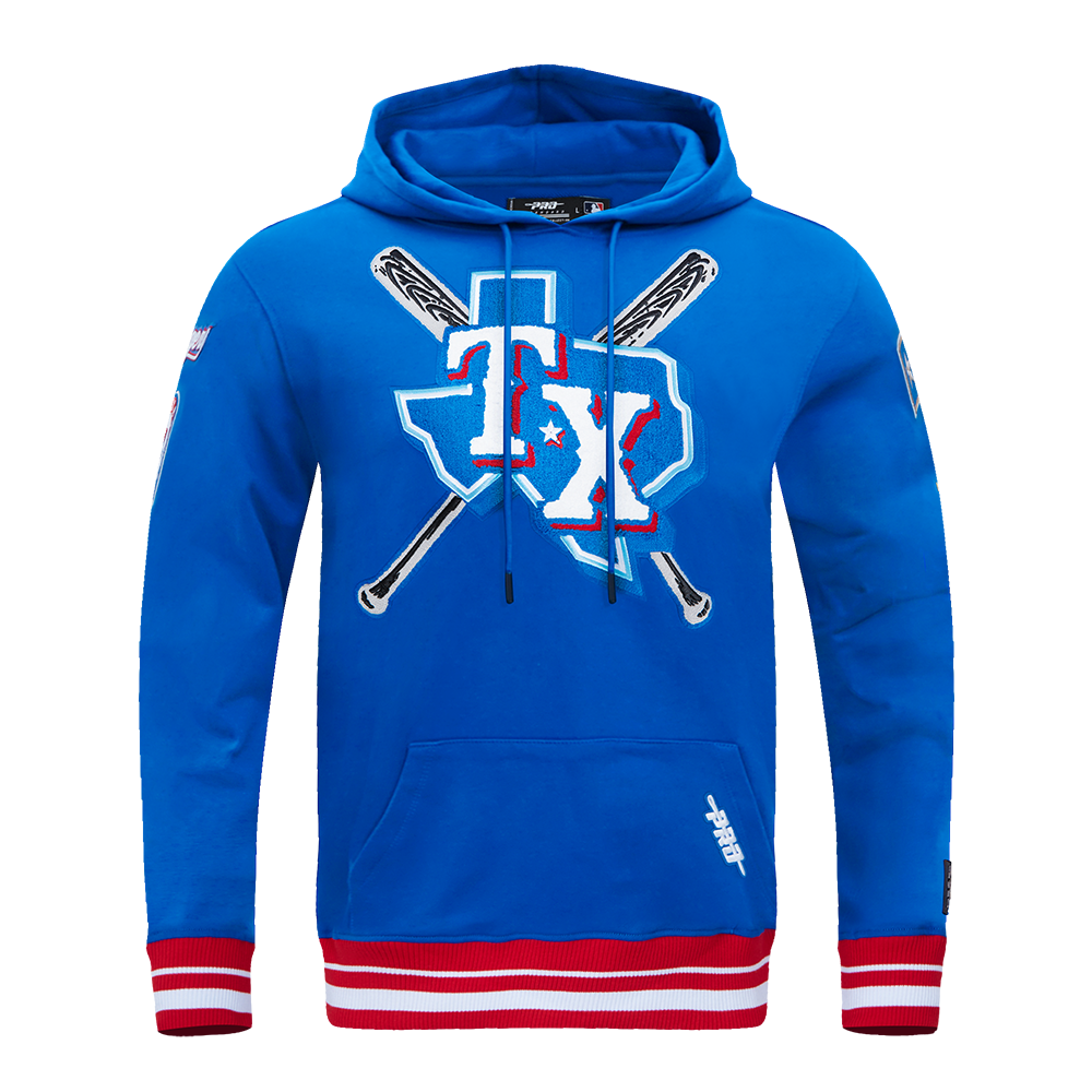 SUDADERA CON GORRO MLB TEXAS RANGERS MASH UP