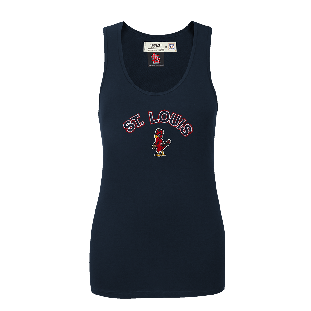 SIN MANGAS DE CORTE RELAJADO MLB ST. LOUIS CARDINALS CLASSIC ESSENTIALS PARA MUJER