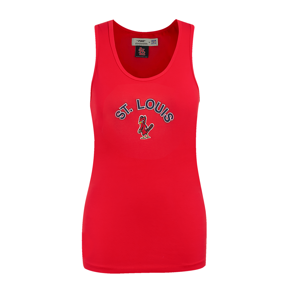 SIN MANGAS DE CORTE RELAJADO MLB ST. LOUIS CARDINALS CLASSIC ESSENTIALS PARA MUJER