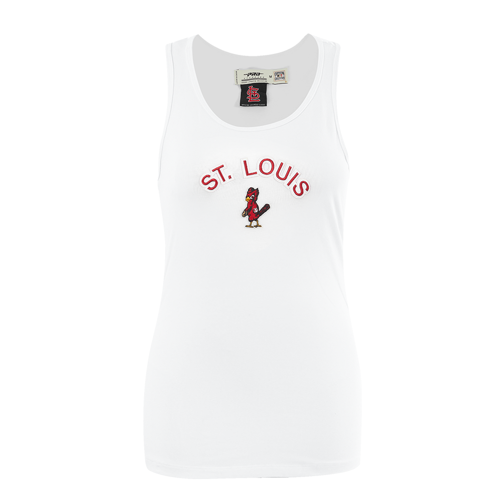 SIN MANGAS DE CORTE RELAJADO MLB ST. LOUIS CARDINALS CLASSIC ESSENTIALS PARA MUJER