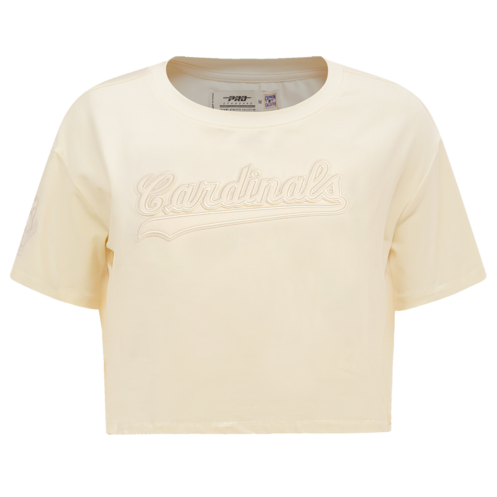 MANGA CORTA CROP MLB ST. LOUIS CARDINALS NEUTRAL PARA MUJER