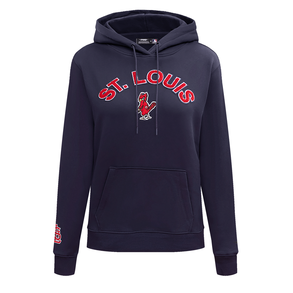 SUDADERA CON GORRO MLB ST. LOUIS CARDINALS CLASSIC ESSENTIALS PARA MUJER