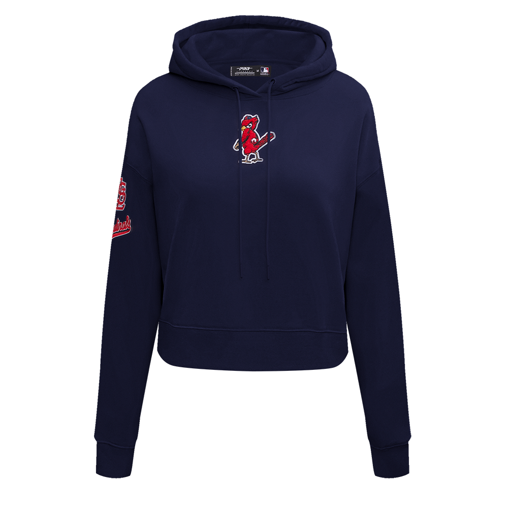 SUDADERA CON GORRO MLB ST. LOUIS CARDINALS CLASSIC ESSENTIALS PARA MUJER