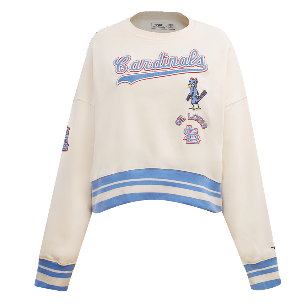 SUDADERA DE CUELLO REDONDO MLB ST. LOUIS CARDINALS RETRO CLASSICS PARA MUJER