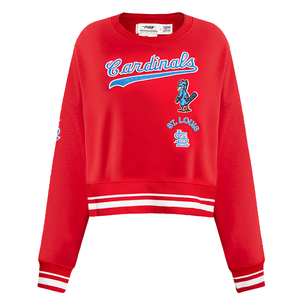 SUDADERA DE CUELLO REDONDO MLB ST. LOUIS CARDINALS RETRO CLASSICS PARA MUJER