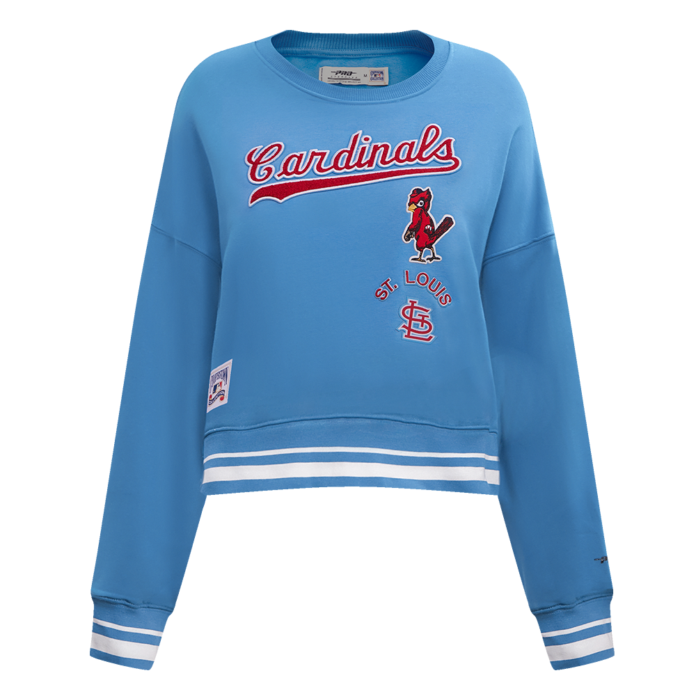 SUDADERA DE CUELLO REDONDO MLB ST. LOUIS CARDINALS RETRO CLASSICS PARA MUJER