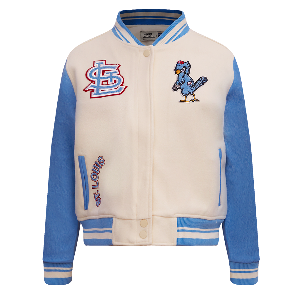 CHAMARRA UNIVERSITARIA MLB ST. LOUIS CARDINALS RETRO CLASSICS PARA MUJER